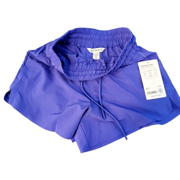 Athleta Womens Two Side Pockets For Convenience X-Small Blue Athletic Shorts - Picture 3 of 8